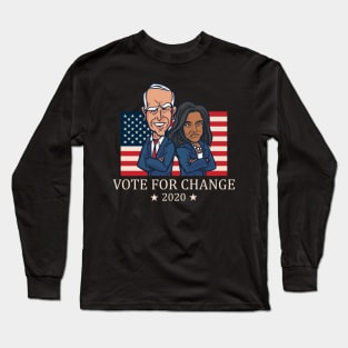 Biden Harris 2020 - Vote For Change Long Sleeve T-Shirt